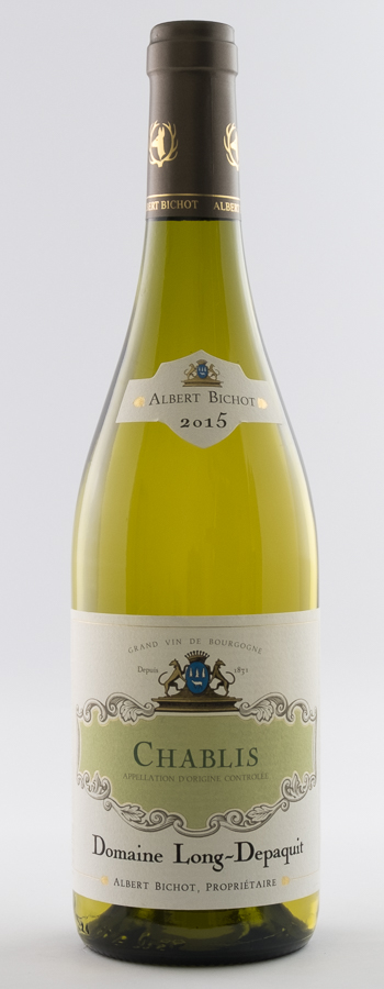 Chablis Weinflasche