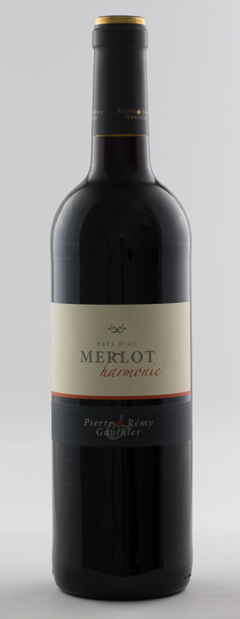 Merlot Harmonie Weinflasche