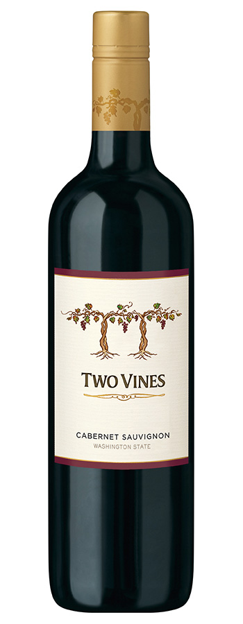 Two Vines Cabernet Sauvignon Weinflasche
