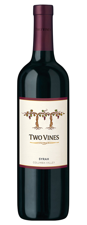 Two Vines Shiraz Weinflasche